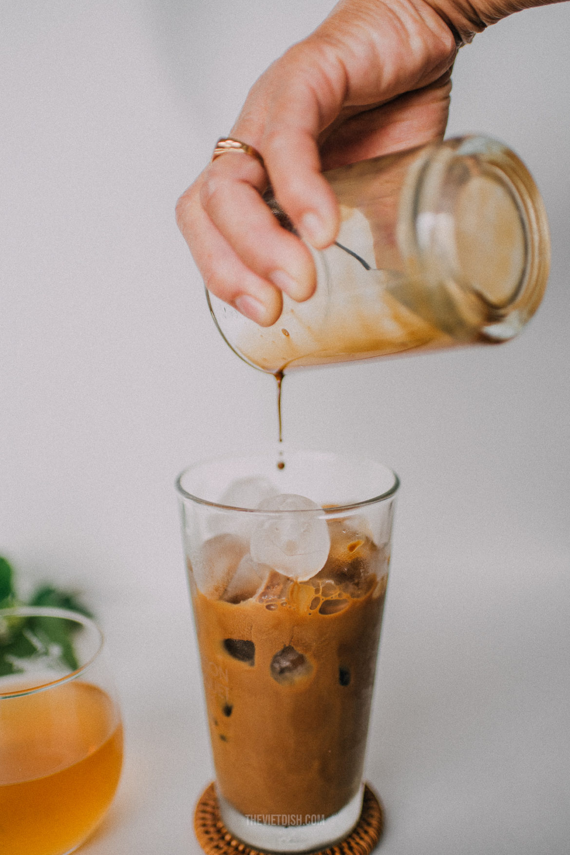 How to Make Vietnamese Iced Milk Coffee » The Viet Dish